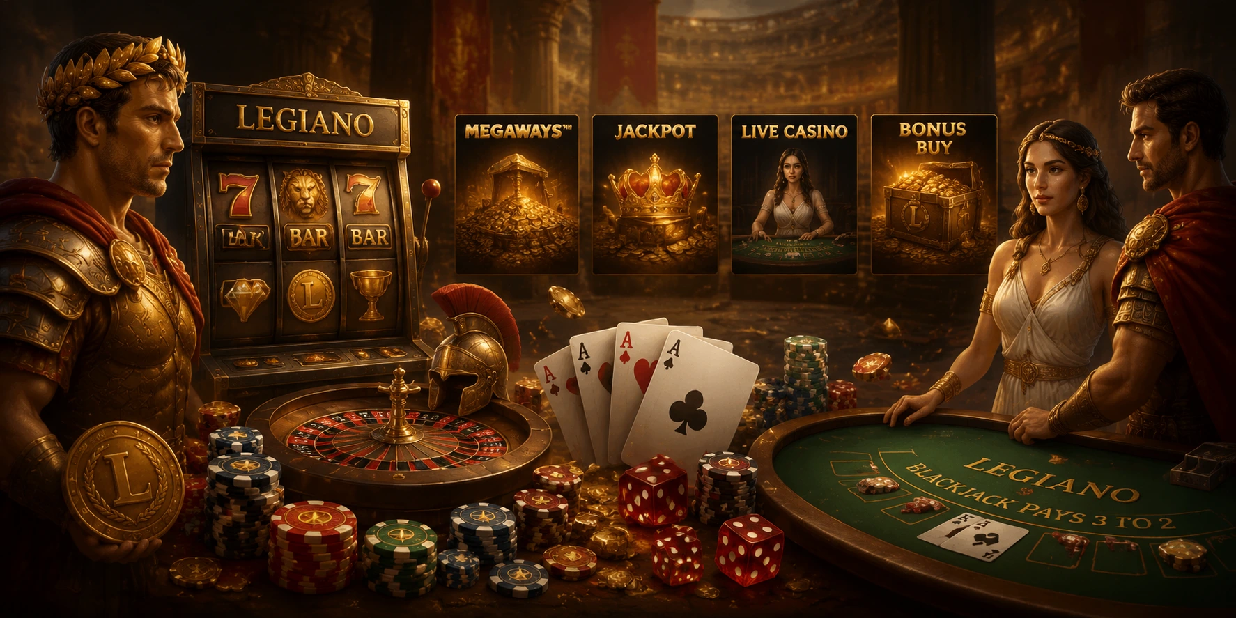 legiano casino hry